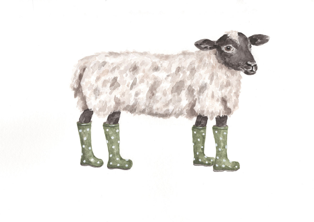 Sheep in Green Wellies
