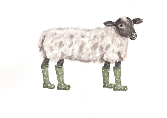 Sheep in Green Wellies